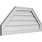 Ekena Millwork Octagonal Top Surface Mount PVC Gable Vent w/ 2"W x 1-1/2"P Brickmould Frame, 36"W x 16"H GVPOT36X1602SN - alternate 3